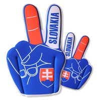 Fan ruka Slovakia modrá